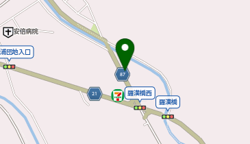 コインランドリーコスモスの地図画像