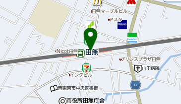 ザ・ハンドレッドストアーズ 田無店の地図画像