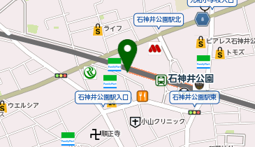 咲菜 ヨークフーズ石神井公園店の地図画像