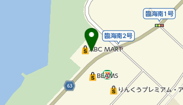 In(イン) りんくうプレミアム・アウトレット店の地図画像