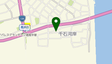 平塚漁港の食堂の地図画像