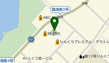 Timberland(ティンバーランド) りんくうプレミアム・アウトレット店の地図画像