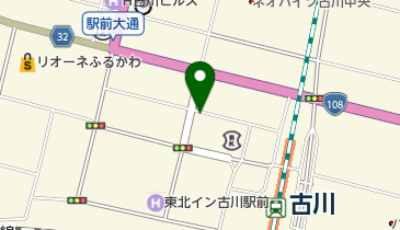 タイムズカー 古川駅前店の地図画像