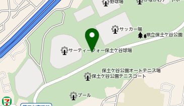 神奈川県立保土ケ谷公園 管理事務所の地図画像