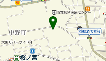 都島桜宮保育園の地図画像