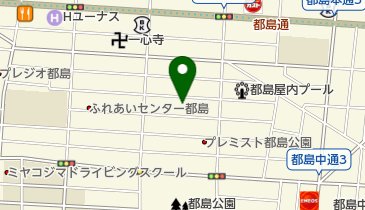 都島東保育園の地図画像