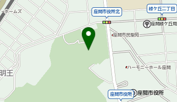 県立座間谷戸山公園パークセンターの地図画像