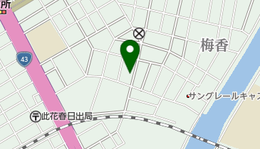 四貫島保育所の地図画像
