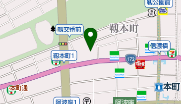 うつぼほんまち保育園の地図画像