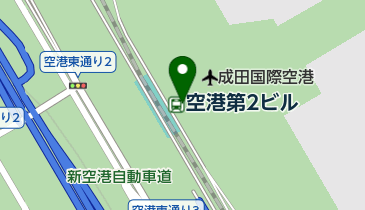 タイムズカー 成田空港第2ターミナルカウンター店の地図画像