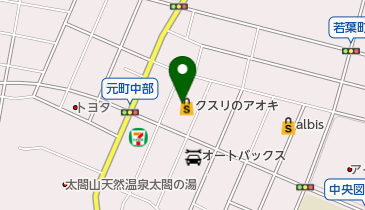 クスリのアオキ 小杉店の地図画像