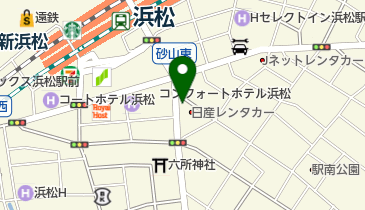 タイムズカー 浜松駅南店の地図画像