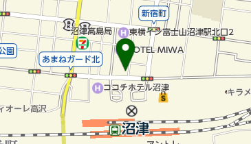 タイムズカー沼津駅北口店の地図画像