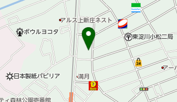 風の子保育園の地図画像