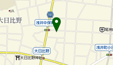 浅井中保育園の地図画像