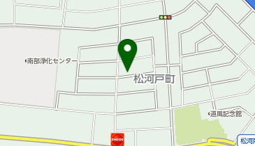松河戸グラウンドの地図画像