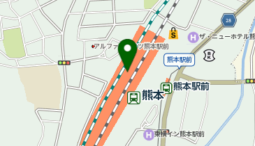 トランドール 熊本駅店の地図画像