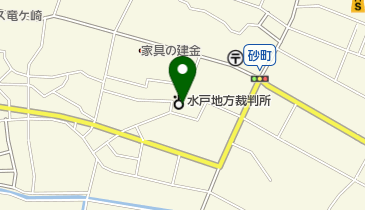 水戸地方裁判所龍ケ崎支部の地図画像