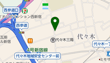 WASH&FOLD(ウォッシュアンドフォールド) 代々木店の地図画像