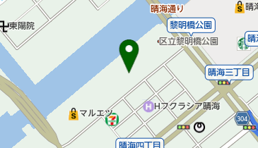 WASH&FOLD(ウォッシュアンドフォールド) ベイシティ晴海店の地図画像