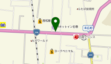 WASH&FOLD(ウォッシュアンドフォールド) 石巻大街道店の地図画像