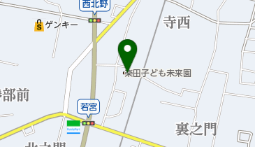 楽田子ども未来園の地図画像