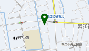 蟹江西保育所の地図画像