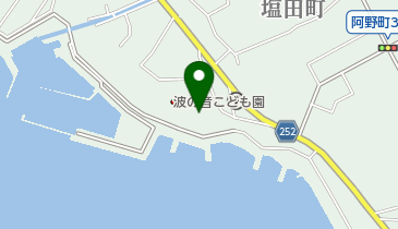 波の音こども園の地図画像