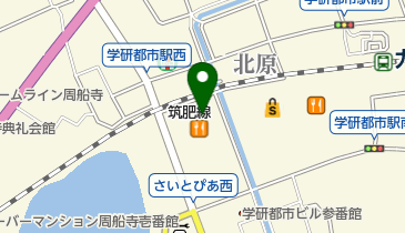 楽市楽座 イオンモール福岡伊都店の地図画像