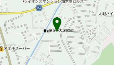 大堀保育園の地図画像