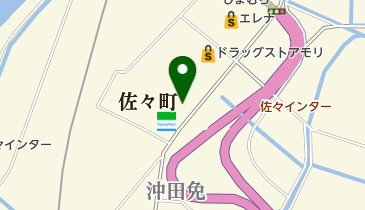 衣料館ブリスにしやま 佐々店の地図画像