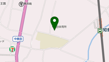 奥田保育所の地図画像