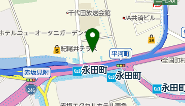 秋田県東京事務所の地図画像