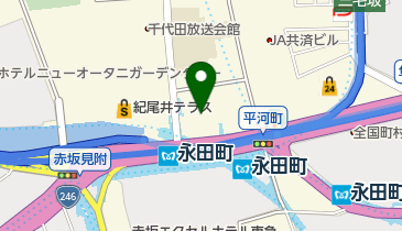 富山県東京事務所の地図画像