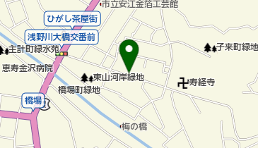 カフェ&ギャラリー 三味の地図画像