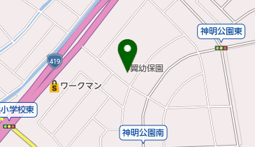 翼幼保園の地図画像