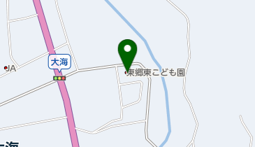 東郷東こども園の地図画像