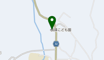 長篠こども園の地図画像