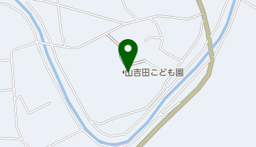 山吉田こども園の地図画像
