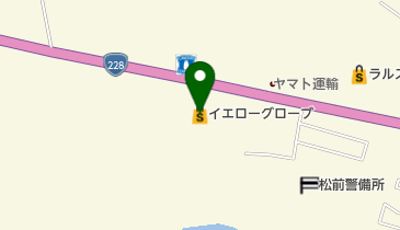 イエローグローブ松前店の地図画像