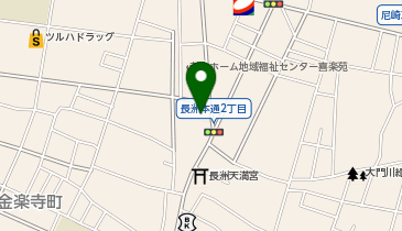 れこっず長洲店 (内 タキヤ長洲薬局)の地図画像