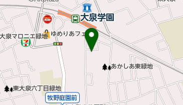 練馬区立勤労福祉会館の地図画像