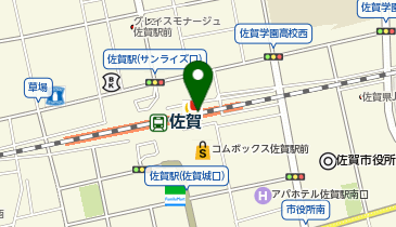 八頭司伝吉本舗 佐賀駅店の地図画像