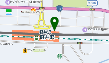 びんむぎ 軽井沢店の地図画像