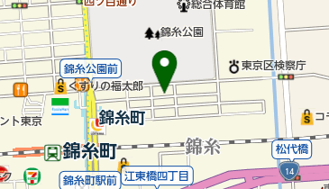 un beau cil(アン ビュー シル)錦糸町店の地図画像