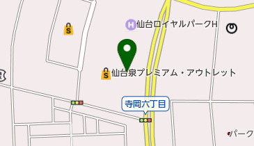 Azul by Moussy(アズール バイ マウジー) 仙台泉プレミアム・アウトレット店の地図画像