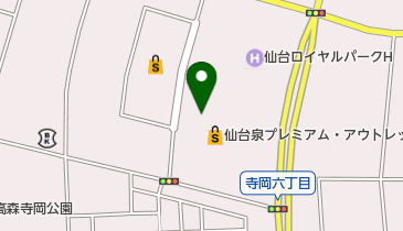 Theory(セオリー) 仙台泉プレミアム・アウトレット店の地図画像