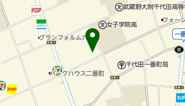 二番町こどもクラブの地図画像