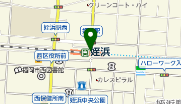 Raffine(ラフィネ)えきマチ1丁目姪浜店の地図画像