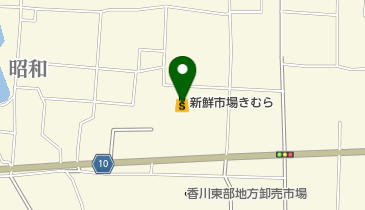 新鮮市場きむら 長尾店の地図画像